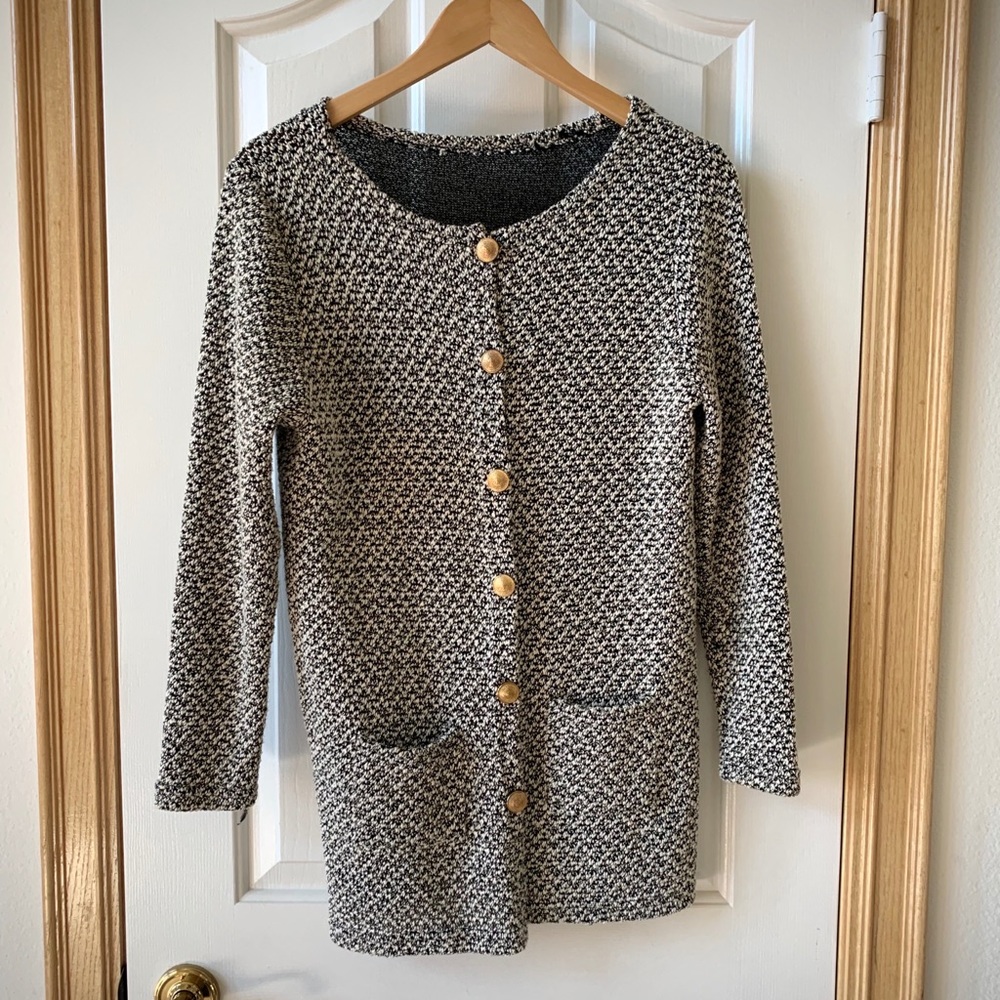 Lightweight sweater jacket